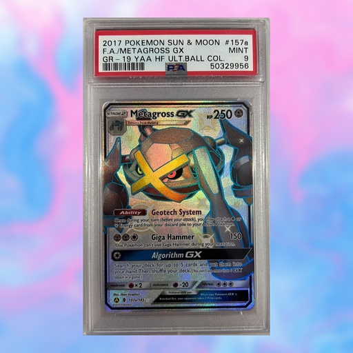 Metagross GX Shiny 157a/145 (PSA 9)
